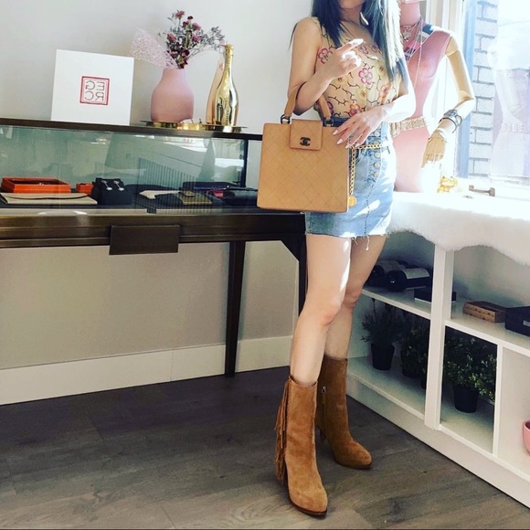 SALE!CHANEL Vintage silk top - Picture 6 of 13